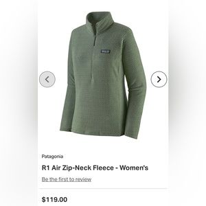 LIKE NEW Patagonia R1 Air Zip Neck 💙